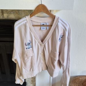 Adidas Disney Stitch Cardigan with Pockets, M